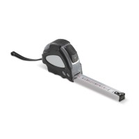 Assist Rolmaat 3 meter, Grijs / Zwart