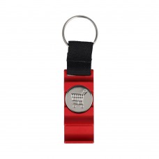 3-in-1 flesopener sleutelhanger, Rood