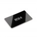 RFID blocking card, Black / Black