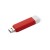 Modular USB stick 8GB, Rood / Wit