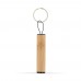 Flashlight keychain bamboo, Wood