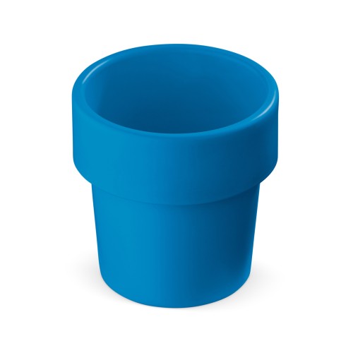 Hot-but-cool Tasse mit Basilikum, Blau