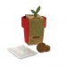 Hot-but-cool Tasse mit Basilikum, Rot Hot-but-cool Tasse mit Basilikum, Rot