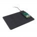 Mousepad with wireless charging pad 5W, Black
