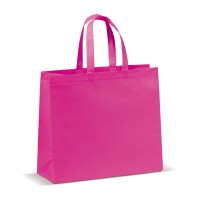 Carrier bag laminated non-woven large 105g/m², Pink