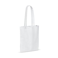 Shoulder bag cotton OEKO-TEX® 140g/m² 38x42cm, White