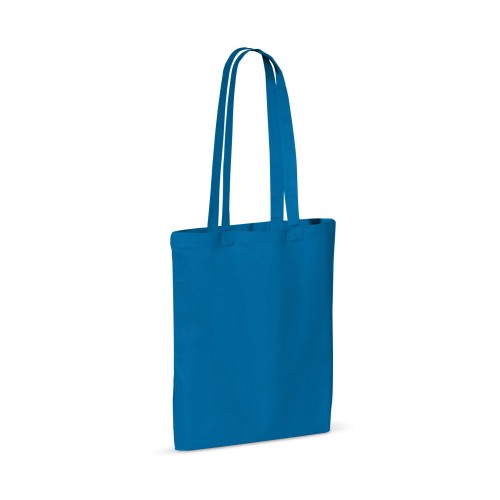 Shoulder bag cotton OEKO-TEX® 140g/m² 38x42cm, Blue
