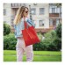 Shoulder bag cotton OEKO-TEX® 140g/m² 38x42cm, Red