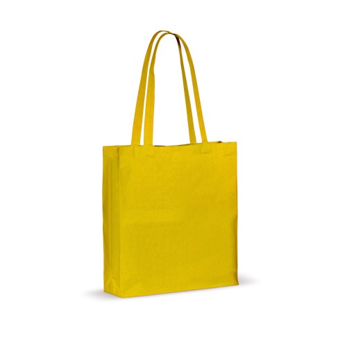 Shoulder bag cotton OEKO-TEX® 140g/m² 38x10x42cm, Yellow