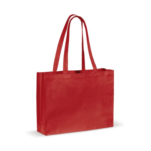 Shoulder bag canvas OEKO-TEX® 270g/m² 45x10x33cm, Red
