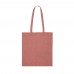 Shopping bag recycled cotton 38x42cm, Red