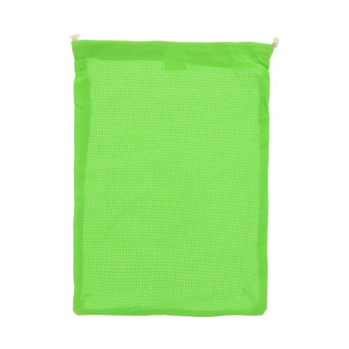 Herbruikbaar groente & fruit zakje OEKO-TEX® katoen 30x40cm, Lichtgroen