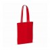 Recycled cotton bag 140g/m² 38x42cm, Red