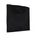 Schoudertas OEKO-TEX® gekleurd kort 140g/m² 38x42 cm, Zwart