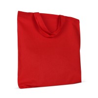 Shopping bag OEKO-TEX® color short 140g/m² 38x42 cm, Red