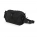Crossbody bag R-PET with drawcord, Black