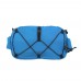 Umhängetasche aus R-PET mit Kordelzug, Blau