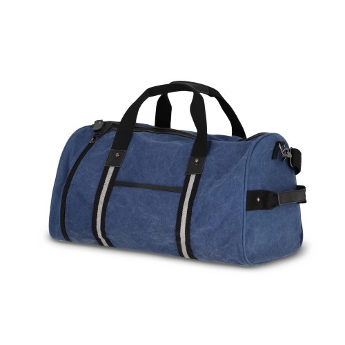 Seesack aus recyceltem Baumwoll-Canvas Harper, Dunkelblau Seesack aus recyceltem Baumwoll-Canvas Harper, Dunkelblau