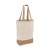 Baumwoll-Jute Tragetasche OEKO-TEX® 41 x 13 x 41cm 320g/m², Ecru