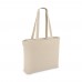 Baumwoll-Tragetasche mit Reißverschluss OEKO-TEX® 47 x 11 x 35cm 320g/m², Ecru Baumwoll-Tragetasche mit Reißverschluss OEKO-TEX® 47 x 11 x 35cm 320g/m², Ecru