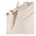 Baumwoll-Tragetasche mit Reißverschluss OEKO-TEX® 39 x 24 x 34cm 320g/m², Ecru