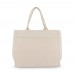 Baumwoll-Tragetasche mit Reißverschluss OEKO-TEX® 39 x 24 x 34cm 320g/m², Ecru
