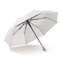 Faltbarer 22” Regenschirm mit automatischer Öffnung, Weiss