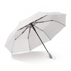 Faltbarer 22” Regenschirm mit automatischer Öffnung, Weiss