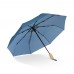 21” faltbarer Regenschirm aus R-PET -Material mit Automatiköffnung, Dunkelblau