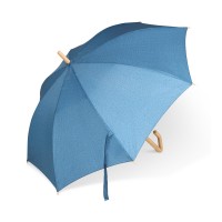 23” Regenschirm aus R-PET-Material mit Automatiköffnung, Dunkelblau