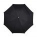 25” Regenschirm aus R-PET-Material mit Automatiköffnung, Schwarz