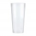 Ecologische cup biomateriaal 500ml, Transparant