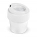 Coffee cup Hot-but-cool with lid 240ml, White / White