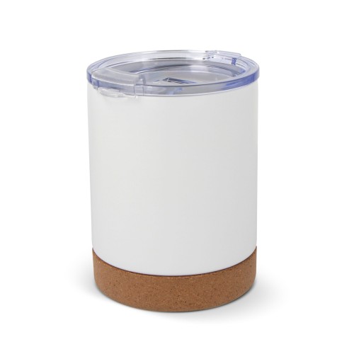 T-ceramic thermo mug with lid Lena 350ml, White