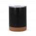 T-ceramic thermo mug with lid Lena 350ml, Black