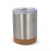 T-ceramic thermo mug with lid Lena 350ml, Silver