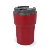 T-ceramic thermo mug with lid Zambezi 350ml, Dark Red