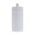 Sportbidon met rand 500ml, Wit / Wit