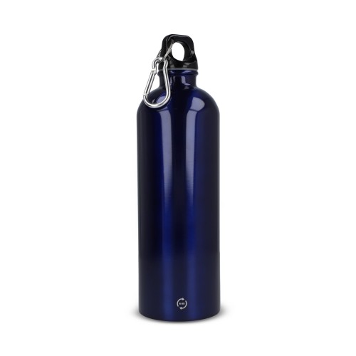 R-SS enkelwandige fles met karabijnhaak 750ml, Donkerblauw