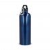 R-SS enkelwandige fles met karabijnhaak 750ml, Blauw