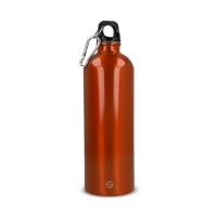 R-SS single wall bottle with carabiner 750ml, Orange