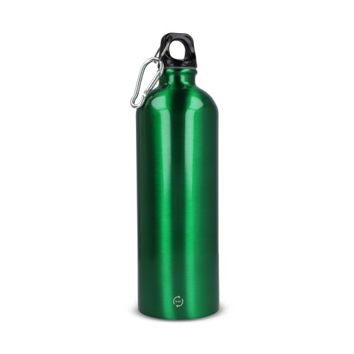 R-SS single wall bottle with carabiner 750ml, Light Green