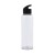 Loop Flasche transparent R-PET 600ml, Transparent / Schwarz