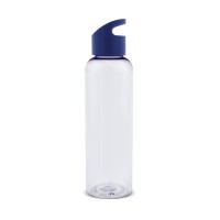Loop Flasche transparent R-PET 600ml, Transparent / Dunkelblau