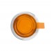 Waterfles Tritan 600ml, Transparant / Oranje