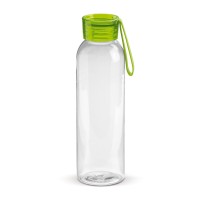 Waterfles Tritan 600ml, Transparant / Lichtgroen