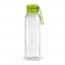 Waterfles Tritan 600ml, Transparant / Lichtgroen