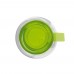 Waterfles Tritan 600ml, Transparant / Lichtgroen