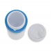 Sports bottle with edge 750ml, White / Light Blue