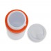 Sports bottle with edge 750ml, White / Orange